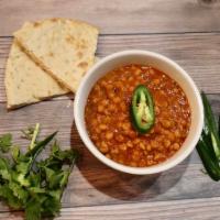 Chickpea Curry · Garbanzo beans cooked in Afghan spices and fresh tomato sauce.