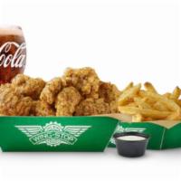 Large 10 Piece Wing Combo · 10 boneless or classic (bone-in) wings with up to 2 flavors, regular fries or veggie sticks,...