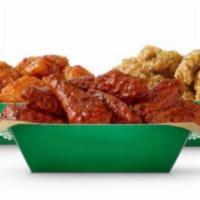 30 Wings · 30 Boneless or Classic (Bone-In) wings with up to 3 flavors. (Dips not included).