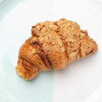 Almond Croissant · Freshly baked almond croissants. Light and airy layers of flaky buttery pastry with toasted ...