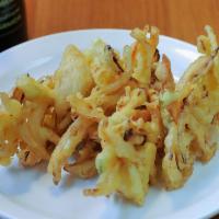 2 Pieces Mix Vegetable Tempura · Served with tempura dipping sauce.