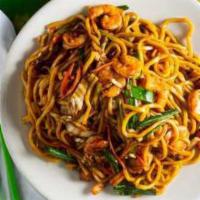 41. Shrimp Lo Mein · shrimp noodle dish.