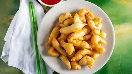 53. Sweet and Sour Chicken · Cooked with or incorporating both sugar and a sour substance.