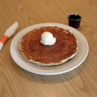 Buttermilk Pancakes · 2 stack of our famous big-as-the-plate buttermilk pancakes.