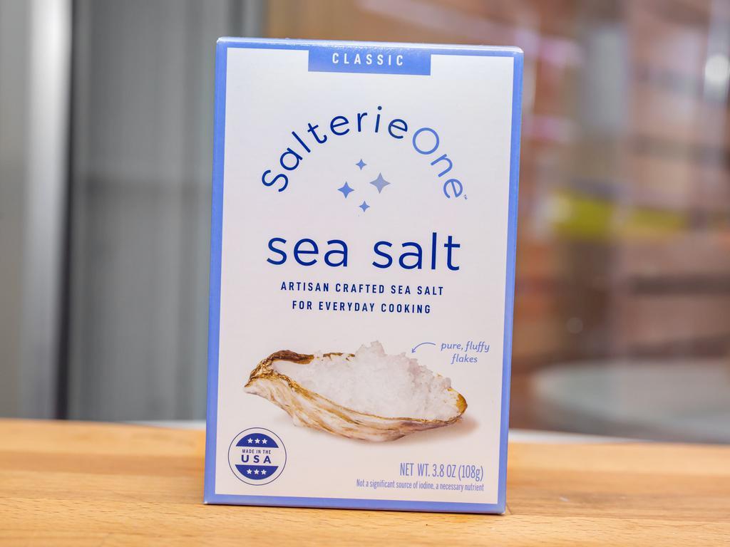 Duxbury Saltworks Artisan Craft Sea Salt · Produced locally in Massachusetts, this sea salt is harvested in small batches from the pristine Atlantic waters of Duxbury bay. delicate and sparkly with a delightful crunch, Duxbury salt makes a wonderful finishing salt for roasted vegetables, meat, and sweets. Forming naturally into flakes, it sticks well to any food you sprinkle it on!