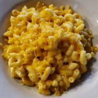 Mac & Cheese · Get your mac on! Throwback to your childhood favorite, but better.  Vegetarian.

Add bacon o...