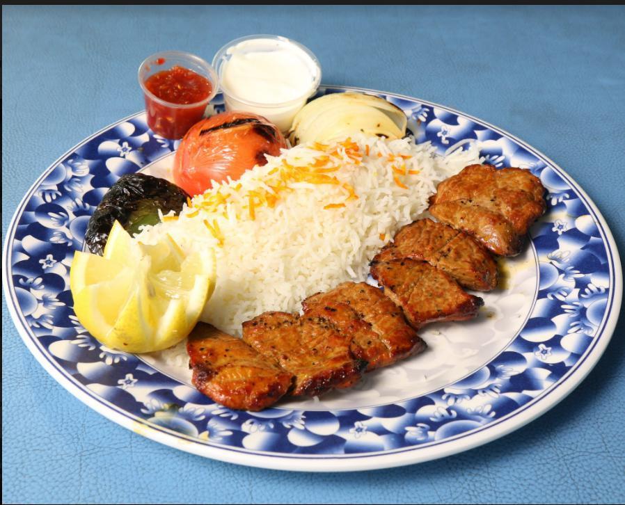 4. Lamb Kabob · Served with rice or french fries.
