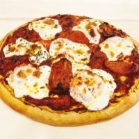 Margehrita · House balsamic tomatoes and fresh mozzarella cheese, without a doubt simply the best in town