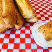 Sweet heat breadsticks · T-Mama's spicy addictive creation served with Ranch sauce