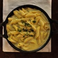Finley's Mac and Cheese  · Penne Pasta, Provolone, Mozzarella , Cheddar
