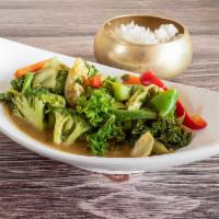 Mixed Vegetable Curry · Mixed vegetable in Sri Lankan style coconut curry. Gluten-free. 