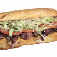 150. Dirty Reuben Sandwich · Roast beef, dirty dressing, purple slaw, and American.
