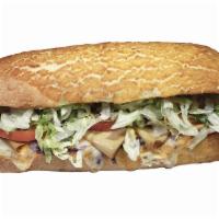 291. Pee Wee Sandwich · Vegan turkey, purple slaw, French dressing and Swiss.