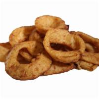 Onion Rings · Beer battered onion rings