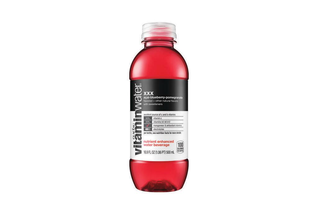 vitaminwater® XXX · How about pairing your sub with something refreshing? Try vitaminwater xxx, our newest fountain drink infused with vitamins B5, B6, B12 and E.