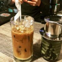 Vietnamese Iced Coffee with Condensed milk (Cà phê sữa đá) · Add boba for an additional charge.