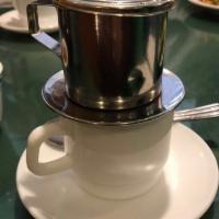 Vietnamese Hot Black Coffee (Cà phê đen nóng) · With sugar