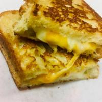 Classic 3 Cheese Melt · A blend of cheddar, provolone and Swiss cheeses grilled on rustic Tuscan bread. Avocado and ...