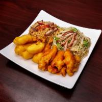 Special · Fried shrimp 
Pork fried rice 
Pork chow mein
Sweet & sour pork OR sweet & sour chicken 