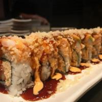 Big Easy Special Roll · In: Shrimp, tempura, spicy crab and cucumber. Top: Spicy crab, shrimp, avocado and crunch. S...