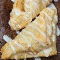Apple Turnover · Fresh Baked Apple Turnover Drizzled with Icing