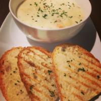 Soup of the Day with Grilled Bread · Changes daily, please call for selection!