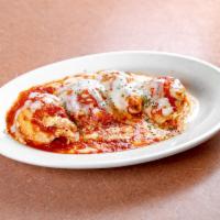 Stuffed Shells · Classic ricotta stuffed shells with flavorful three cheese ricotta filling and delicious mar...