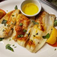 Filet of Sole · Your choice of broiled, fried or scampi-style.