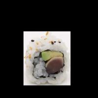 Albacore Tuna Roll · 8 pieces. Seared albacore tuna, avocado, green onion, sesame seeds.