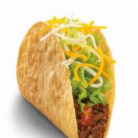 Crunchy Beef Taco · A crisp corn tortilla filled with seasoned ground beef, shredded lettuce, hot sauce and four...