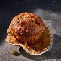 Zucchini Nut Muffin · 610 Cal. Freshly baked muffin with fresh zucchini and walnuts. Allergens: Contains Wheat, Eg...