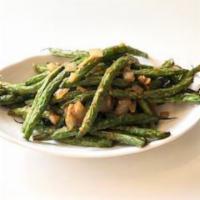 Side of Garlic Green Beans (v) 蒜蓉四季豆 · Tender green beans stir fried with garlic. Want it spicy? Let us know! 
If you don't want ga...