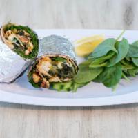 8. Chicken and Spinach Wrap · Chicken or turkey burger with sauteed spinach and low-fat mozzarella.