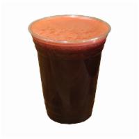 A. Cold Buster Juice · Beets, cucumber, spinach and carrot.