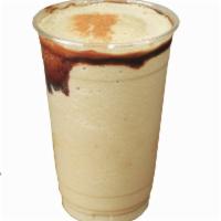 Banana Latte Smoothie · Coffee, banana, cocoa, cinnamon and soy milk.