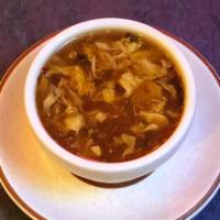 Hot and Sour Soup 酸辣湯 · Hot and spicy.