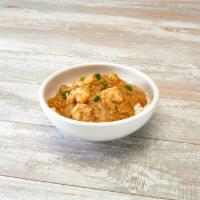 Shrimp Etouffee Bowl · Tender shrimp smothered in our golden roux with celery, onion and pepper. Served over steame...
