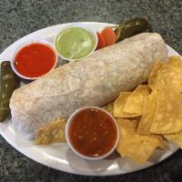 Burrito Special · Rice, beans, cheese, and sour cream.