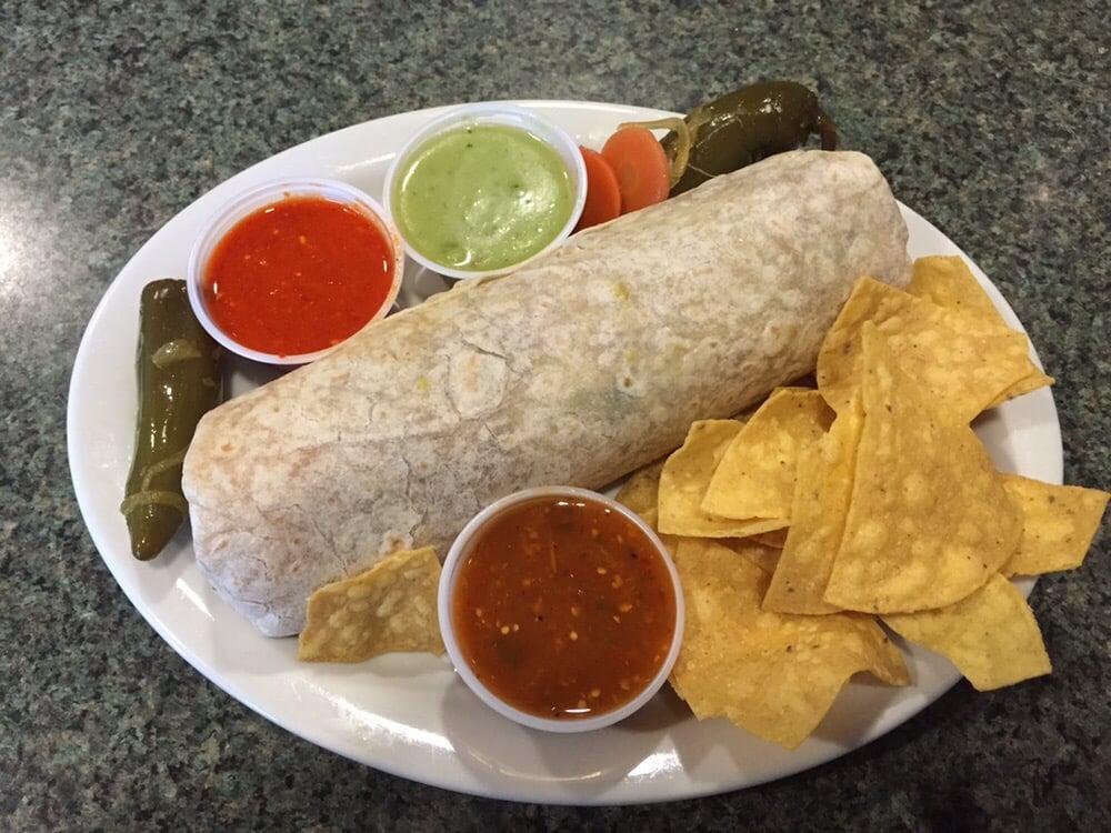Burrito Special · Rice, beans, cheese, and sour cream.