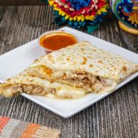 Cheese with Chicken Quesadilla · 