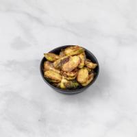 Brussels Sprouts · Habanero-honey, truffle oil, garlic | spicy