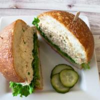 Albacore Tuna Salad Sandwich · White albacore tuna with chives, on your choice of bread, with housemade mayonnaise, organic...