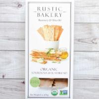 Rosemary and Olive Oil Flatbread · 6 oz. box of our organic sourdough rosemary and olive oil flatbread crackers.