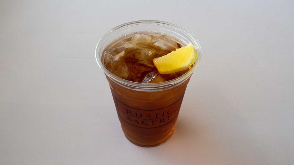 Unsweetened Iced Black Tea, 16 oz. · House-brewed unsweetened black tea, served over ice.