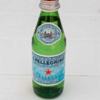 San Pellegrino Sparkling Water, 8.45 fl. oz. · Bottle of natural sparkling water, your choice of size. 
