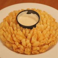 Texas Flower · An exploding, batter-dipped onion with our zesty ranch sauce.