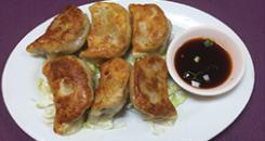 Pot Stickers · 6 pieces. Meat and vegetable filled dumplings, lightly seasoned with ginger and garlic, pan ...