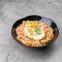 R2. Bokumbob · Fried rice topped with a fried egg. Add protein for an additional charge.