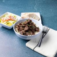 Shawarma · Slices of roasted lamb and beef. 