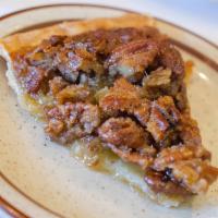 Pecan Pie Slice · Also available in whole pies, subject to availability. Call the restaurant directly to place...